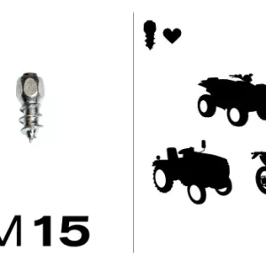 Spikes HM 15 für Profilräder (100 Stk.) – Bild 2